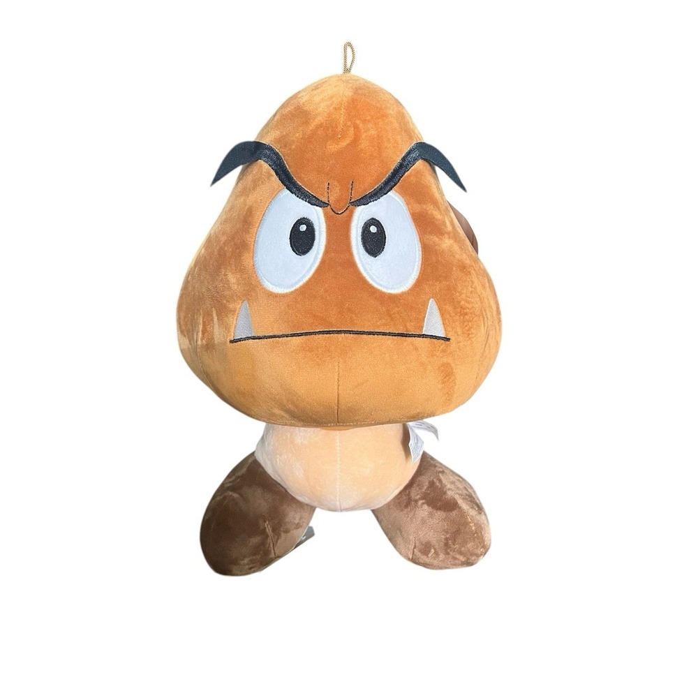 Club Mocchi Mocchi Super Mario Mega Goomba Plush 17”